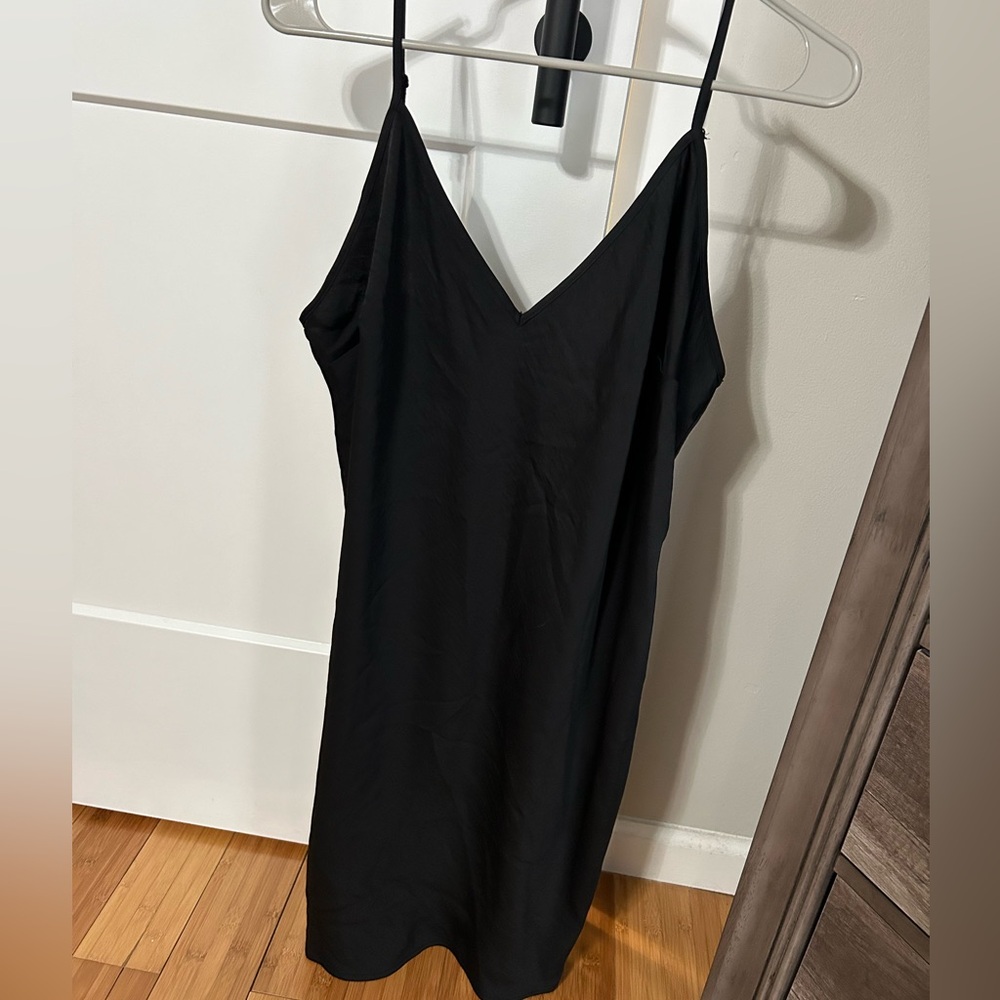 Satin slim dress